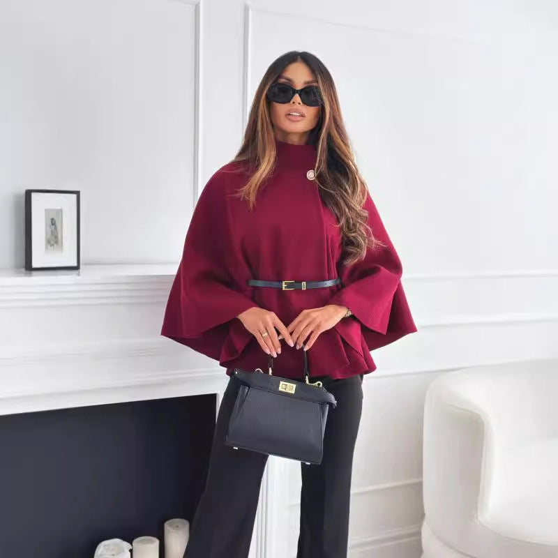 Poncho Ceinturé Chic