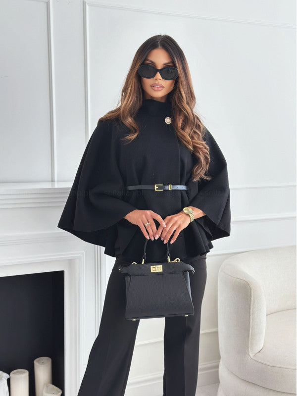 Poncho Ceinturé Chic