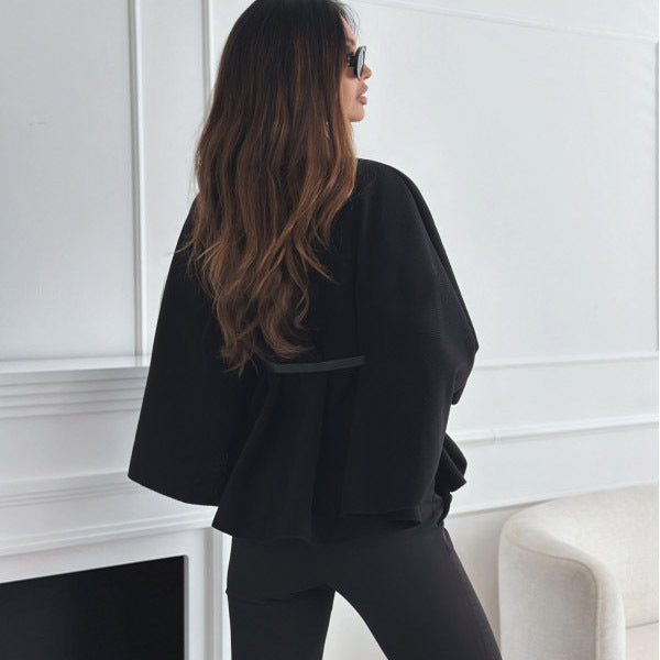 Poncho Ceinturé Chic