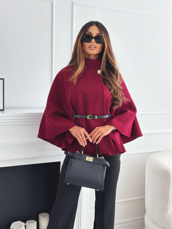 Poncho Ceinturé Chic