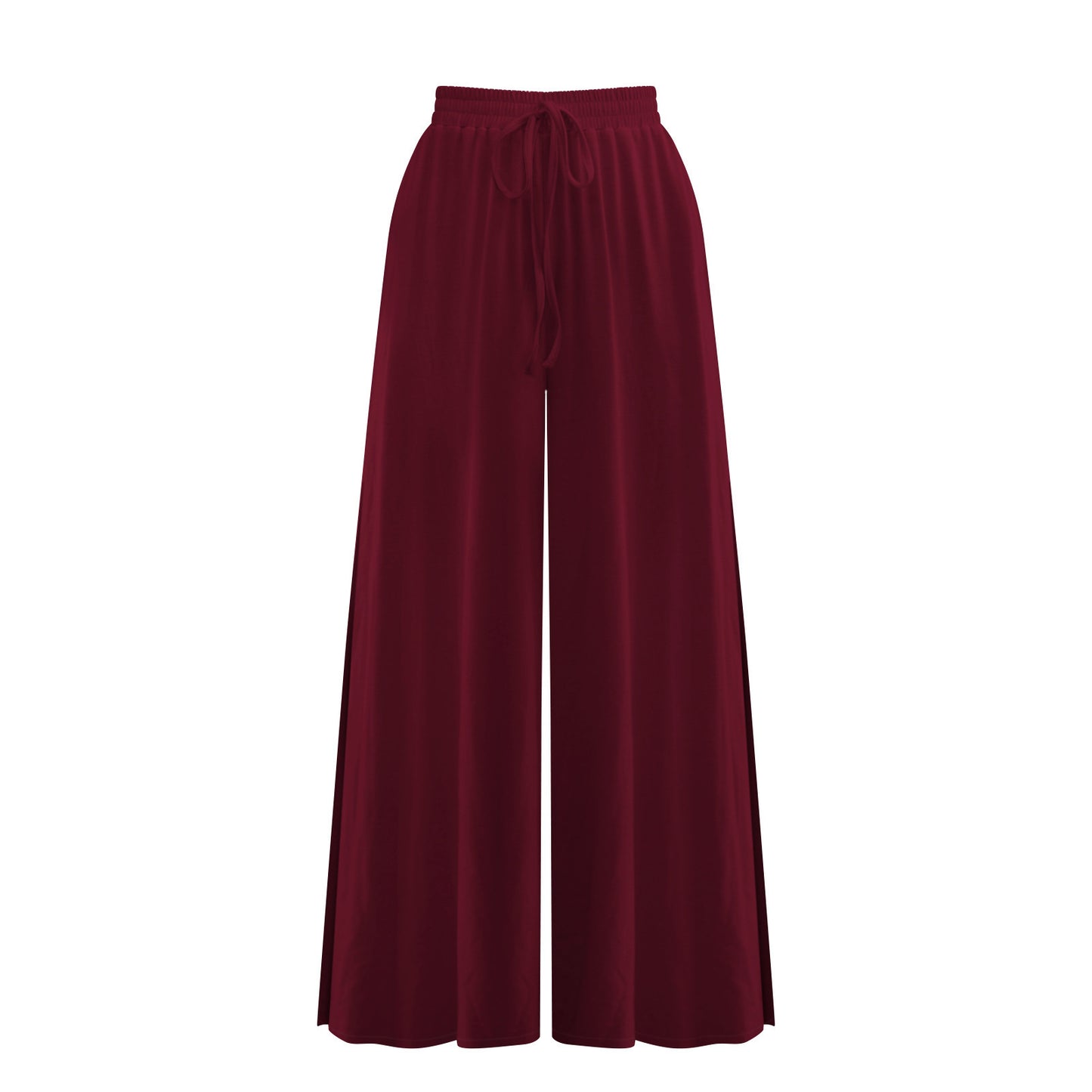 Pantalon Large Femme avec Fente – Confort & Style