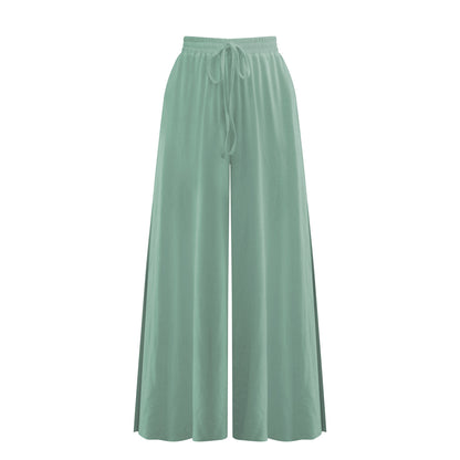 Pantalon Large Femme avec Fente – Confort & Style