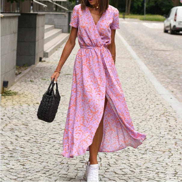 Robe de Plage Imprimée – Fraîcheur & Élégance pour vos Jours d’Été