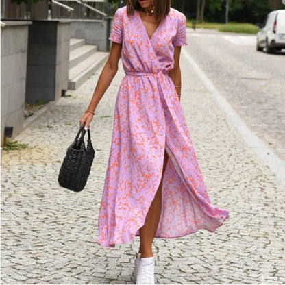 Robe de Plage Imprimée – Fraîcheur & Élégance pour vos Jours d’Été