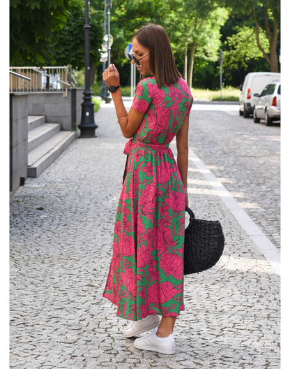 Robe de Plage Imprimée – Fraîcheur & Élégance pour vos Jours d’Été