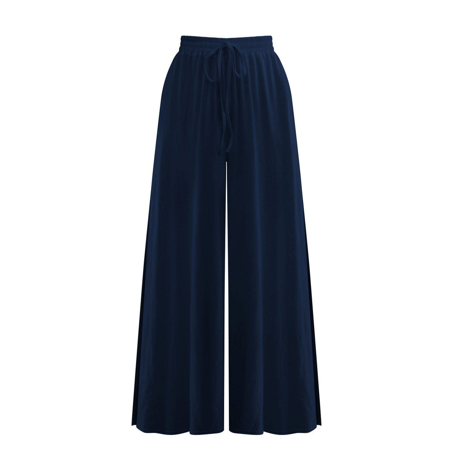 Pantalon Large Femme avec Fente – Confort & Style