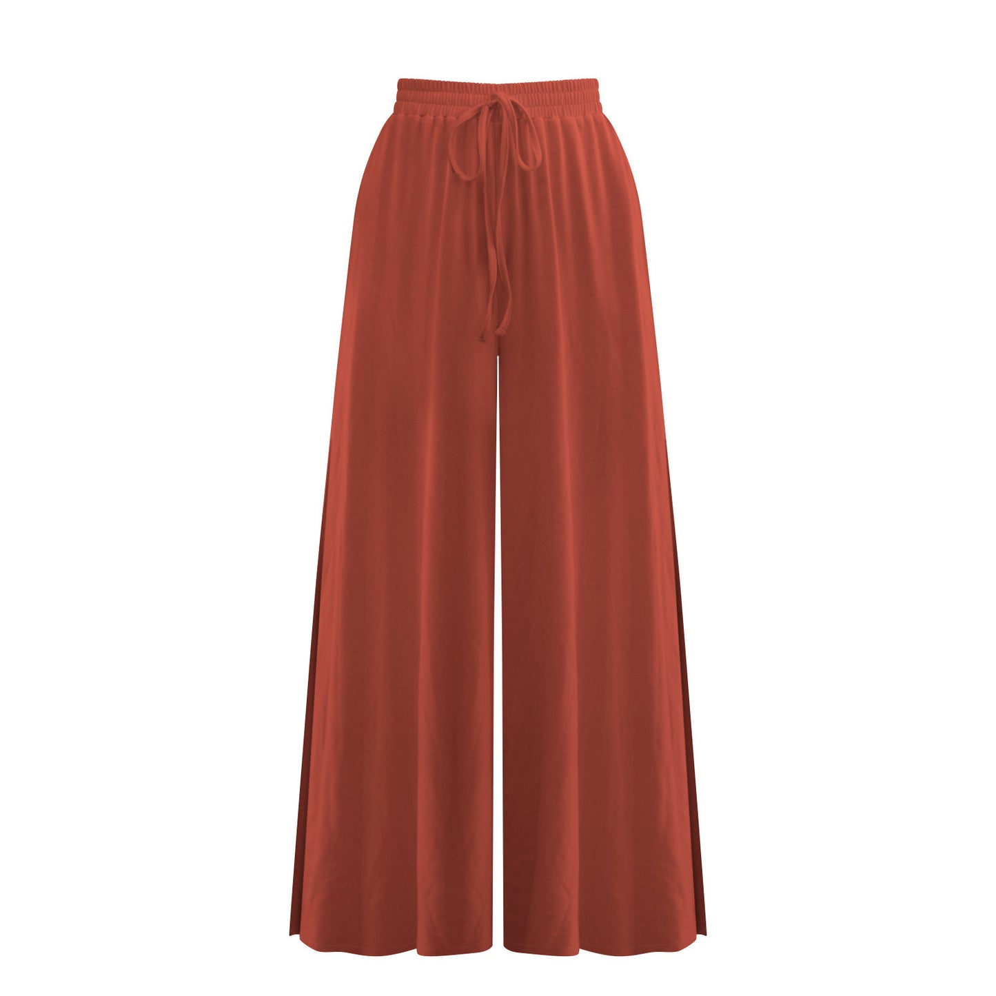 Pantalon Large Femme avec Fente – Confort & Style