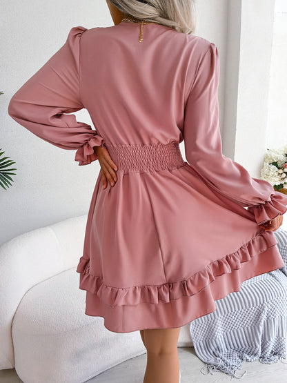 Élégance d’été – robe légère à manches longues