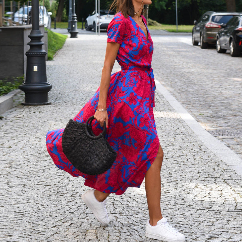Robe de Plage Imprimée – Fraîcheur & Élégance pour vos Jours d’Été